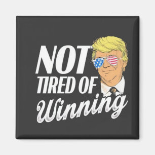 Aimant Pas fatigué de gagner Trump Maga Jour de l'inaugur