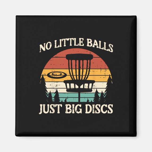 Aimant Pas petit juste gros disques golf frisbee Frolf ho (Devant)