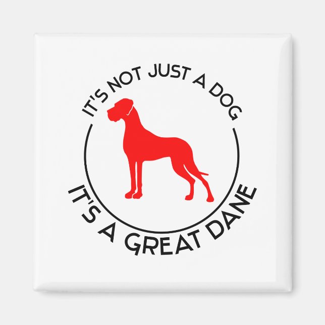 Aimant Pas seulement un chien, un grand chien (Devant)