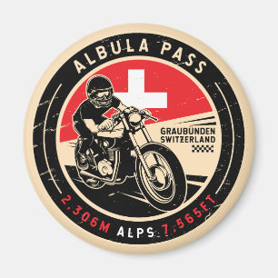 Aimant Passe Albula   Suisse   Motorcycle