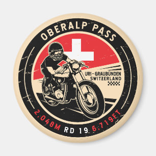Aimant Passe Oberalp   Suisse   Motorcycle