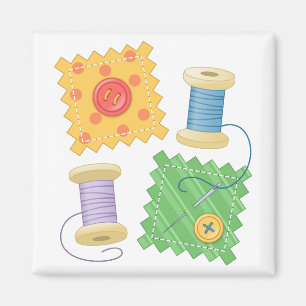 Aimant Passe-temps piquant de couture de métier