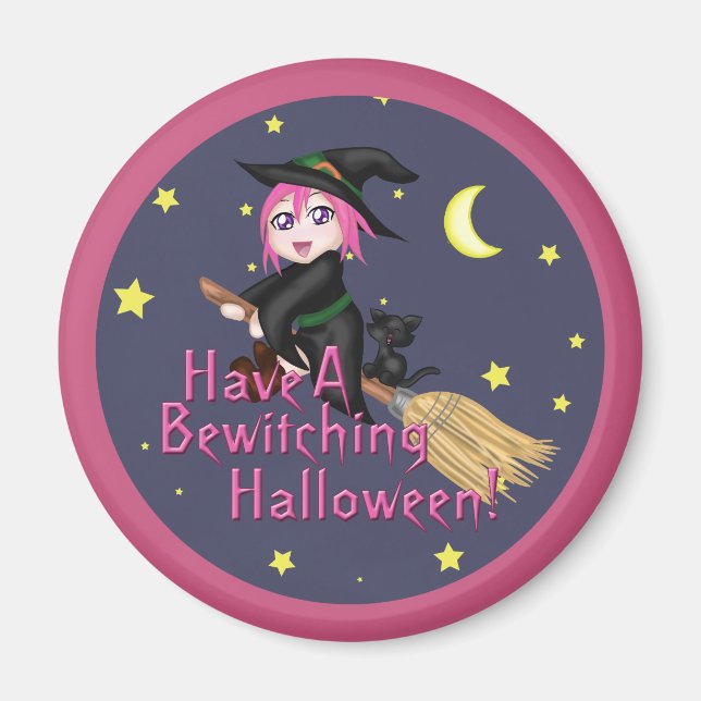 Aimant Passez Une Halloween ! (Devant)
