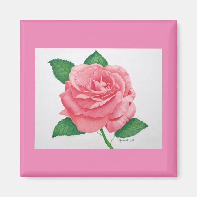 Aimant Passion rose (Devant)