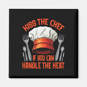 Aimant Passionné de cuisine Chef Kiss Grill Fumoir