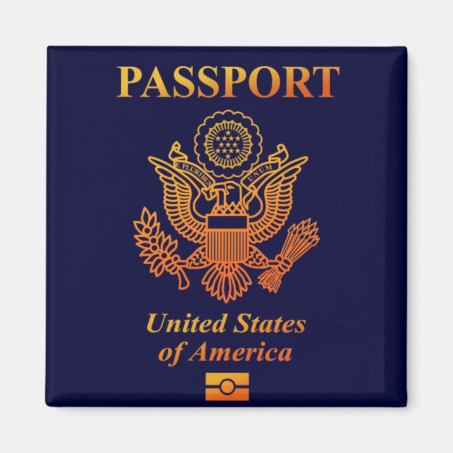 AIMANT PASSPORT(USA) (Devant)