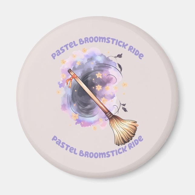 Aimant Pastel Broomstick (Devant)