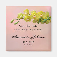 Pastel Doux Rose Économisez Le Baby shower Date