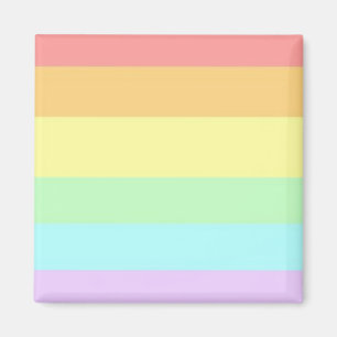 Aimant Pastel Gay LGBT Pride Mois Drapeau  
