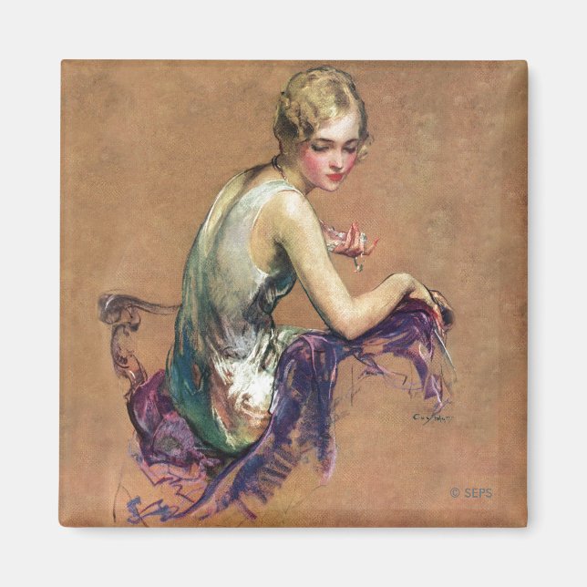 Aimant Pastel Portrait (Devant)