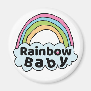 Aimant Pastel Rainbow Baby Birth Blessing Birth Miracle