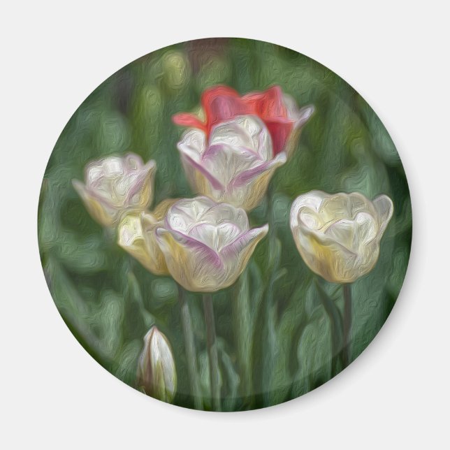 Aimant Pastel Tulips (Devant)