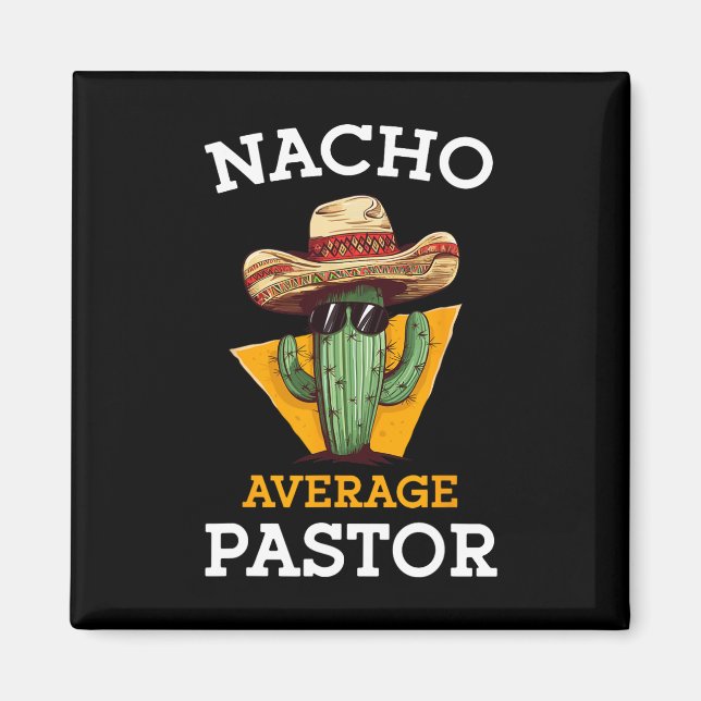 Aimant Pasteur Nacho moyen Prêcheur Chef religieux Cin (Devant)