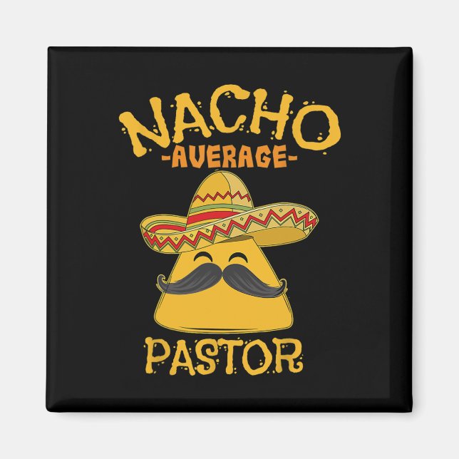 Aimant Pasteur Nacho moyen Prêcheur Chef religieux Cin (Devant)