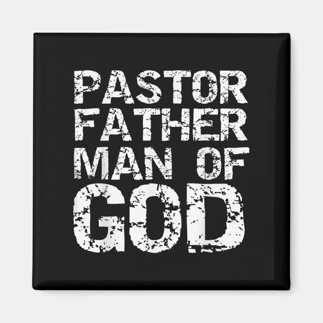 Aimant Pastor Appreciation Gift For Dads Pastor Father Ma (Devant)