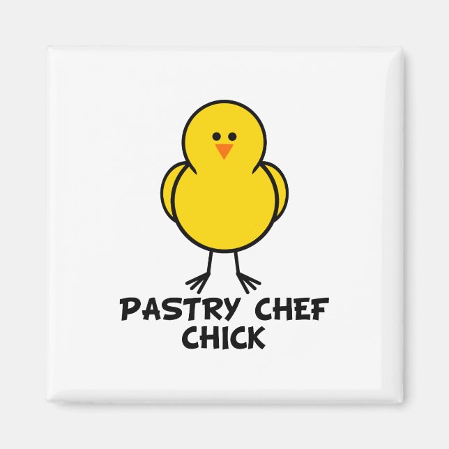 Aimant Pastry Chef Chick (Devant)