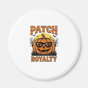 Aimant Patch de citrouille d'Halloween Vintage Jack O Lan