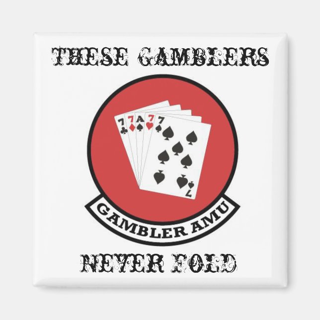 Aimant Patch de l'aile du joueur avec/ ces gamblers ne ja (Devant)