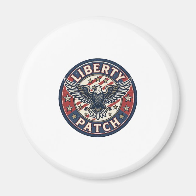 Aimant Patch de liberté patriotique Broderie (Devant)