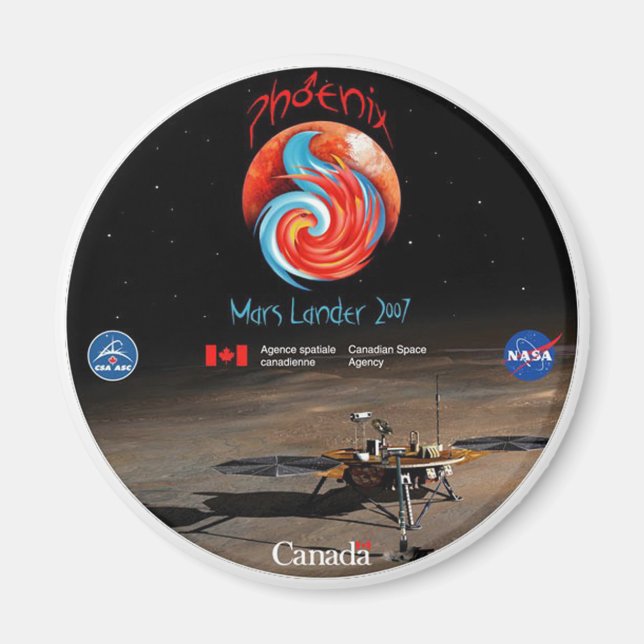 Aimant Patch de mission Phoenix CSA (Devant)