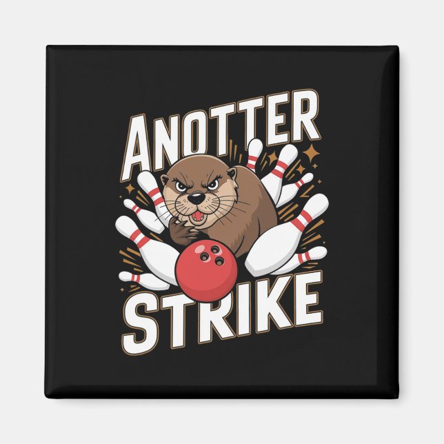 Aimant Pâte à bascule drôle - Anotter Strike Otter (Devant)