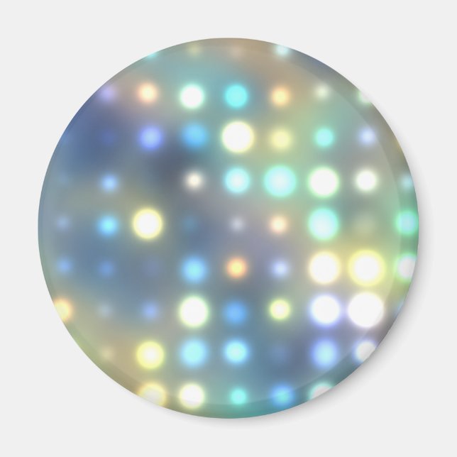 Aimant Patel Neon Lights Abstrait (Devant)