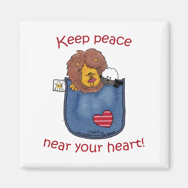 Aimant Pâtes de poche Lion et Lamb (Devant)