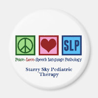 Pathologie du langage vocal Custom Peace Love SLP