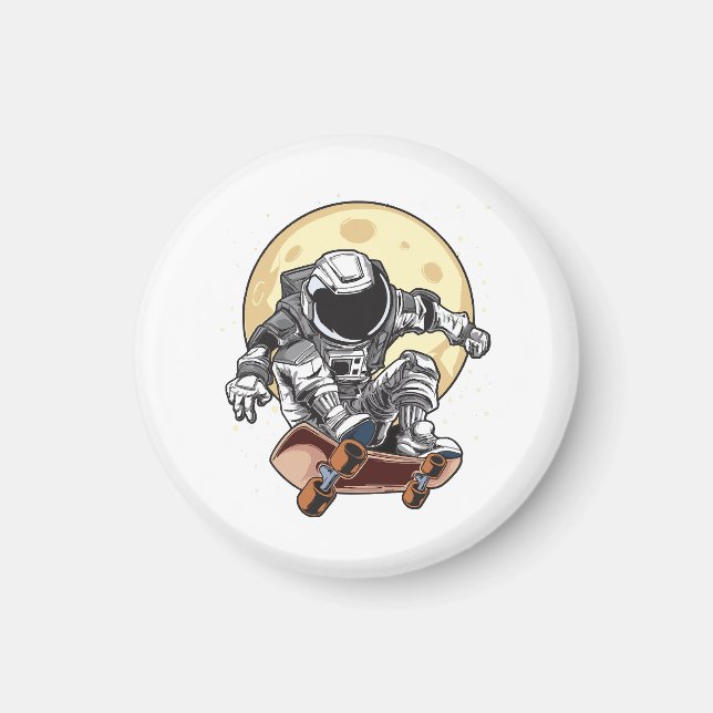 Aimant Patin Astronaute (Devant)