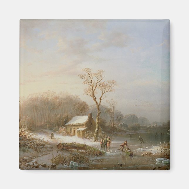 Aimant Patinage, 19ème siècle (Devant)