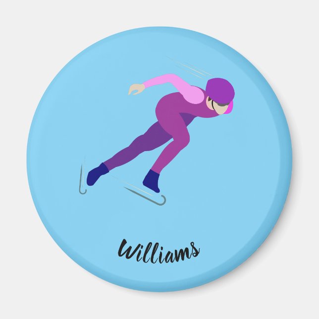 Aimant Patinage de vitesse (Devant)