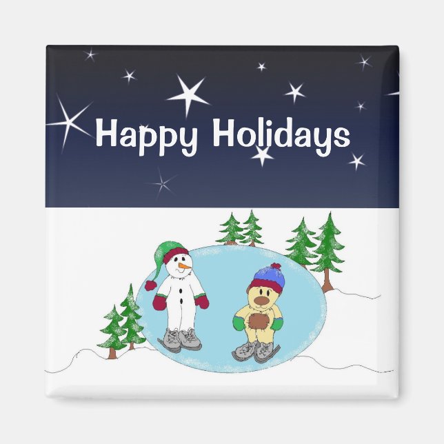 Aimant Patinage en étoile (Devant)