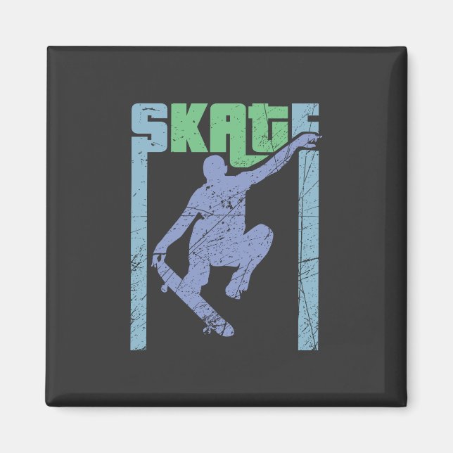 Aimant Patinage vintage (Devant)