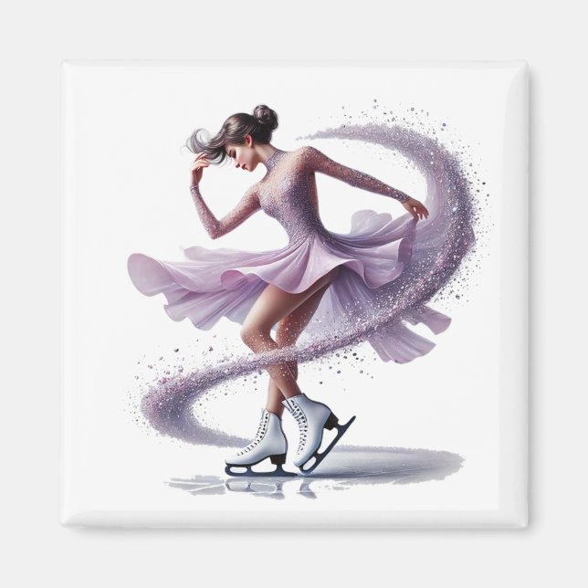 Aimant Patineur Artistique   (Devant)