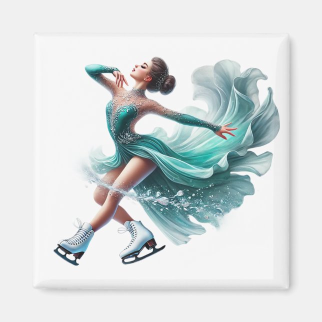 Aimant Patineur Artistique   (Devant)