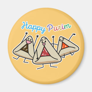 Aimant Pâtisserie Purim hamantaschen Sameach Oznei Haman