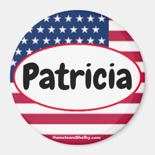 Aimant Patricia Patriotic