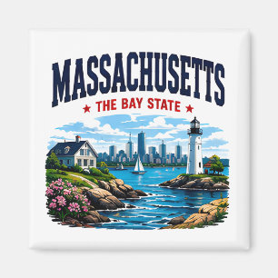 Aimant Patrimoine côtier du Massachusetts