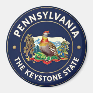 Aimant Patrimoine du Tétras à collerette de Pennsylvanie
