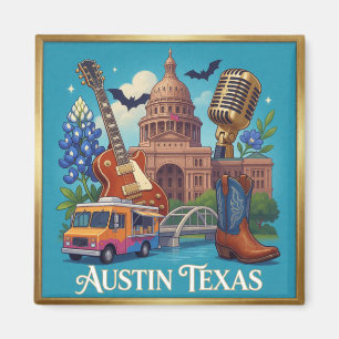 Aimant Patrimoine musical de voyage à Austin Texas