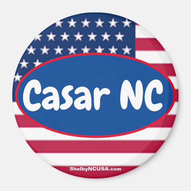 Aimant patriotique Casar NC (Devant)