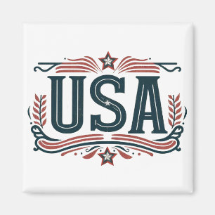 Aimant Patriotique, États-Unis vintages