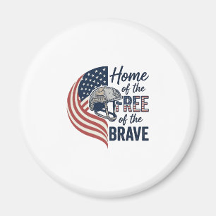 Aimant Patriotique Maison des Libres Casque Brave Chemise