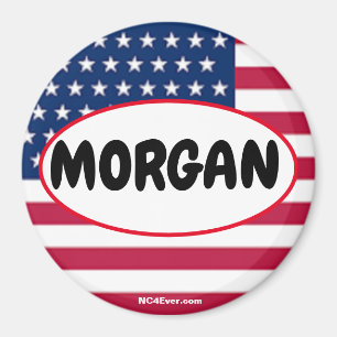 Aimant patriotique MORGAN