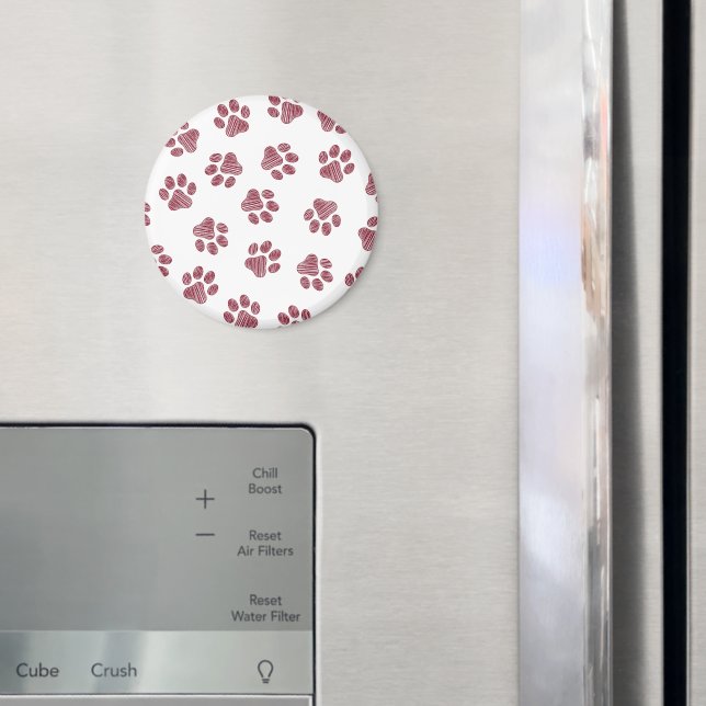 Aimant Patrouilles de Doodle, Paws de Chien, Paws De Bour (In situ (réfrigérateur))