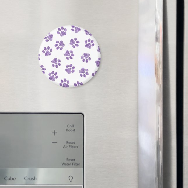 Aimant Patrouilles de Doodle, Paws de Chien, Paws De Purp (In situ (réfrigérateur))