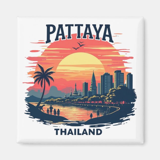 Aimant pattaya thailand (Devant)