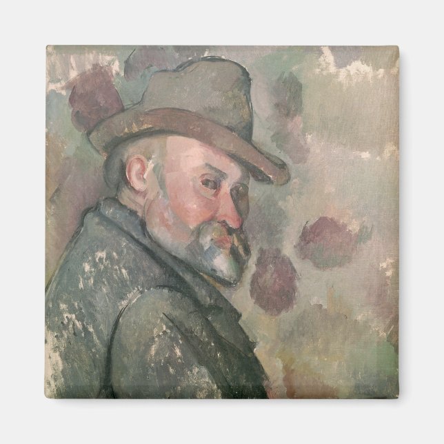 Aimant Paul Cezanne | Autoportrait, 1890-94 (Devant)