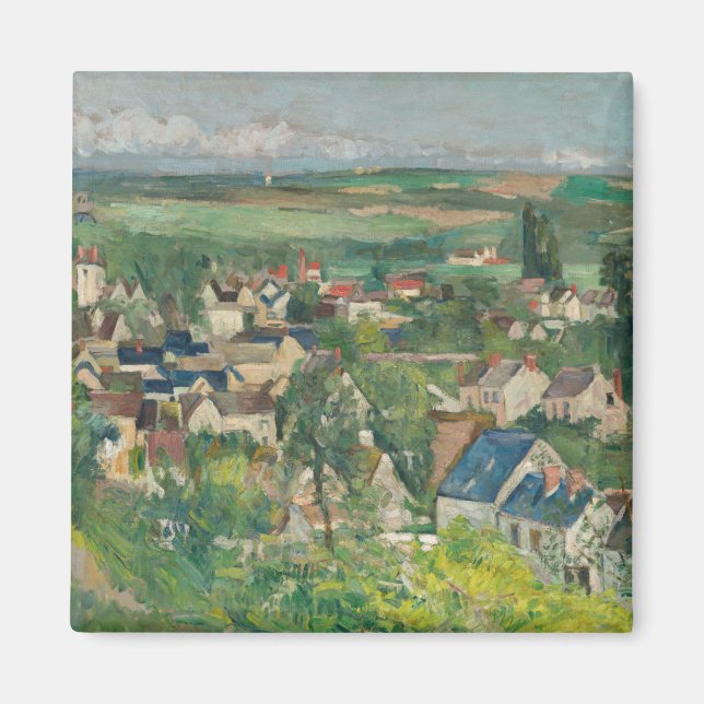 Aimant Paul Cezanne - Auvers, Vue panoramique (Devant)