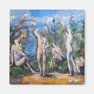 Aimant Paul Cezanne - Cinq Baigneurs